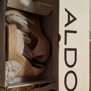 Aldo lace wedges